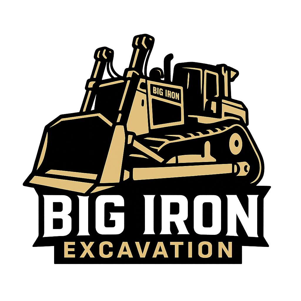 Big Iron Excavation Logo